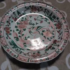 橘吉 たち吉 赤絵花鳥 【大皿・盛り皿・ 飾り皿】