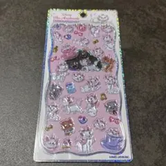 【正規品】ディズニー　マリー　プチドロップステッカー　ボンボンドロップシール