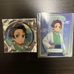 鬼滅の刃　竈門炭治郎　缶バッジ　クリアカード