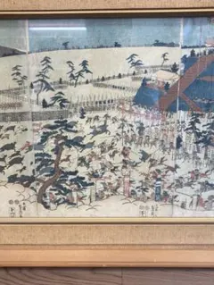 播州名所巡覧図繪黒摺版画本5冊揃い 書紙袋付き泰石田著中井藍江画享和