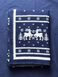 ラルフローレンスローブランケット ノルディックボーダー明日まで