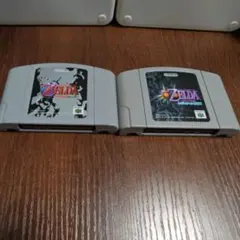 ゼルダの伝説　時のオカリナ　ムジュラの仮面　任天堂64 ゲーム　まとめ売り