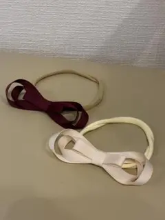 ベビー リボン ヘアバンド 2点セット