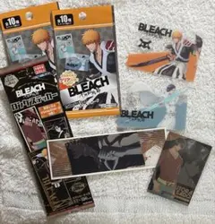 アニメ　BLEACH ブリーチ 黒崎一護 石田雨竜 茶渡泰虎 カード ステッカー