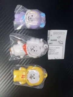 BT21(BTS)フォトフレームマスコット ガチャ ３点セット