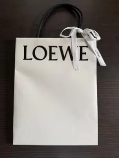 未使用　LOEWE ショップ袋 ショッパー リボン付き Mサイズ
