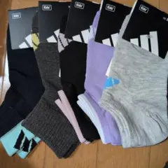 アディダス adidas キッズ 靴下 ソックス 5足セット 19-21cm