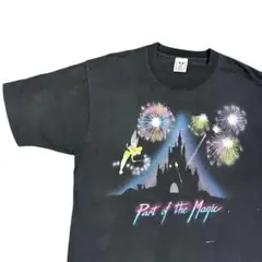 ディズニー　シンデレラ城　ファンタジア　Tシャツ　ビンテージ　USA製