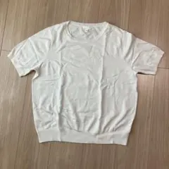 H&M 半袖ニット L ホワイト