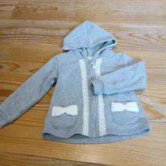 極美品★PALHOUSE グレー フード付きパーカー 110