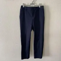 ネイビー スリムフィット スラックス　ユナイテッドアローズグリーンレーベル