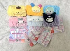 サンリオキャラクターズ ぴょこきゅん吸水リストバンド 全6種コンプリートセット