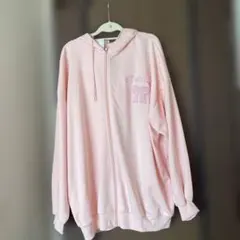 本日限定❗️ちいかわリボン刺繍 ジップアップパーカー