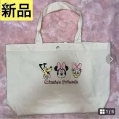 新品　Disney ディズニー　ミニー　プリントトートバッグのサムネイル