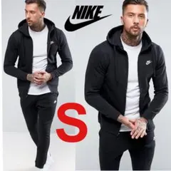 【新品】ナイキ フレンチテリー スポーツウェア セットアップ ブラック