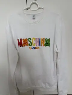 MOSCHINO SWIM モスキーノ テディベアスウェットトレーナー ホワイトのサムネイル