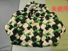 LOVAROVA トートバッグ 花柄 ブラック ホワイト イエロー - メルカリ