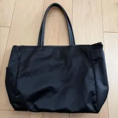 ラシットトートバッグ ブラックのサムネイル