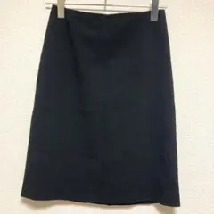 DKNY ひざ丈タイトスカート フォーマル オフィス リクルート 黒 M ウールのサムネイル