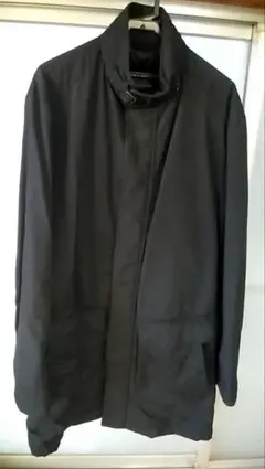 ステンカラーコート メンズ ブラック