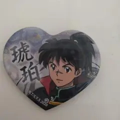 琉珈 ハート型缶バッジ