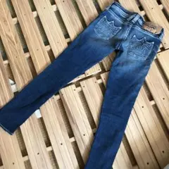 rodeo clowns ダメージデニム スキニー 24 王冠ポケット