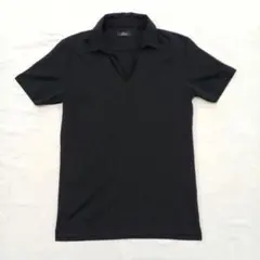 90s コムデギャルソンオムプリュス　ジップ　ポロシャツ　黒　archive 90s コムデギャルソンオムプリュス ジップ ポロシャツ 黒 archive