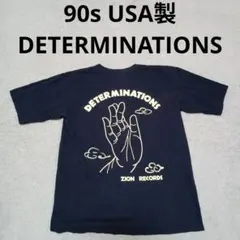 USA製 DETERMINATIONS デタミネーションズ 半袖 Tシャツ
