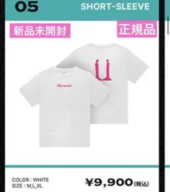 G-DRAGON ジヨン 公式 半袖 Tシャツ ホワイト ピンク 白 L 新品 - メルカリ