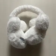 ディズニー　ホワイトファー イヤーマフ