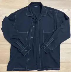 BEAMS HEART 긴팔 셔츠 블랙 L 사이즈