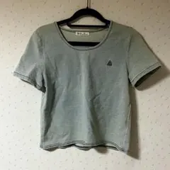 3rd by VANQUISH 半袖デニムTシャツ ライトグレーのサムネイル