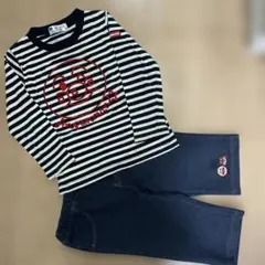 110cm アンパンマン　ロンT＋デニム風パンツ　2枚セット☆