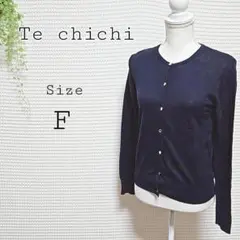 Te chichi ネイビー 長袖カーディガン Fサイズのサムネイル