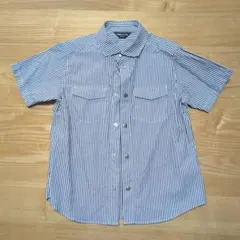 COMME CA ISM 半袖シャツ 120A ストライプ