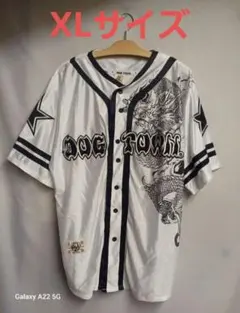 DOG TOWN ドッグタウン 龍柄 ベースボールシャツ XL 白のサムネイル
