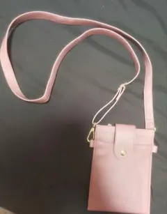 ピンク スマホショルダーバッグ