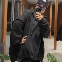 リメイク 古着 パーカー オーバーサイズ