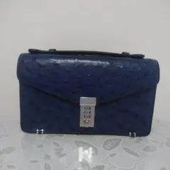 美品】BLAUDESIGN 定価¥40万 クロコ ネイビー ブリーフケース - メルカリ