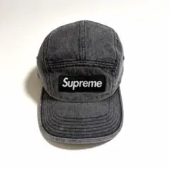 Supreme Coated Denim Camp Cap シュプリーム