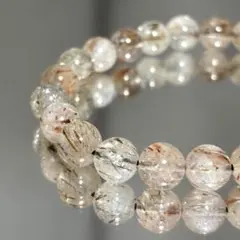 スーパーセブンルチル ✧ 強運・金運 粒8mm 内径15cm 重量15