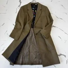 PS Paul Smith✨大きいサイズ　カシミヤウール　ロングチェスター　総柄