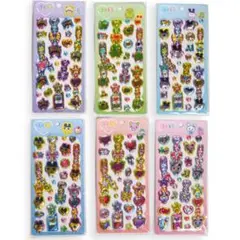 たまごっち　ぷくキラシール　6種類セット　まめっち　ふらわっち　全種❺