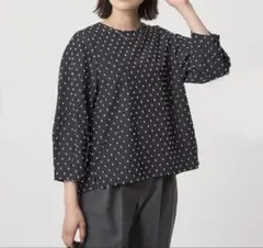 クラスカ購入 2wayドットフレンチスリーブブラウス - メルカリ