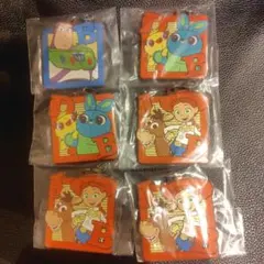 トイ・ストーリー　一番くじ　ラバーチャーム　キーホルダー　６個セット