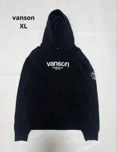 VANSON pullover parka XL blackのサムネイル