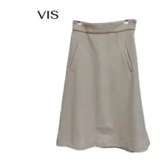 B0735VIS ロングフレアスカートウエストゴムシンプルのサムネイル