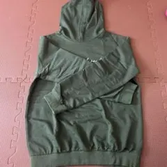 beautiful soul ロゴ入り パーカー ダークグリーン