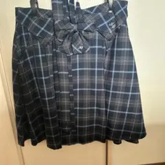 mezzo piano ネイビー系チェック スカート 165cm 卒業式　受験