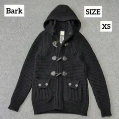 Bark ニットダッフルコート トグル ラナウール イタリア製 XS 美品
